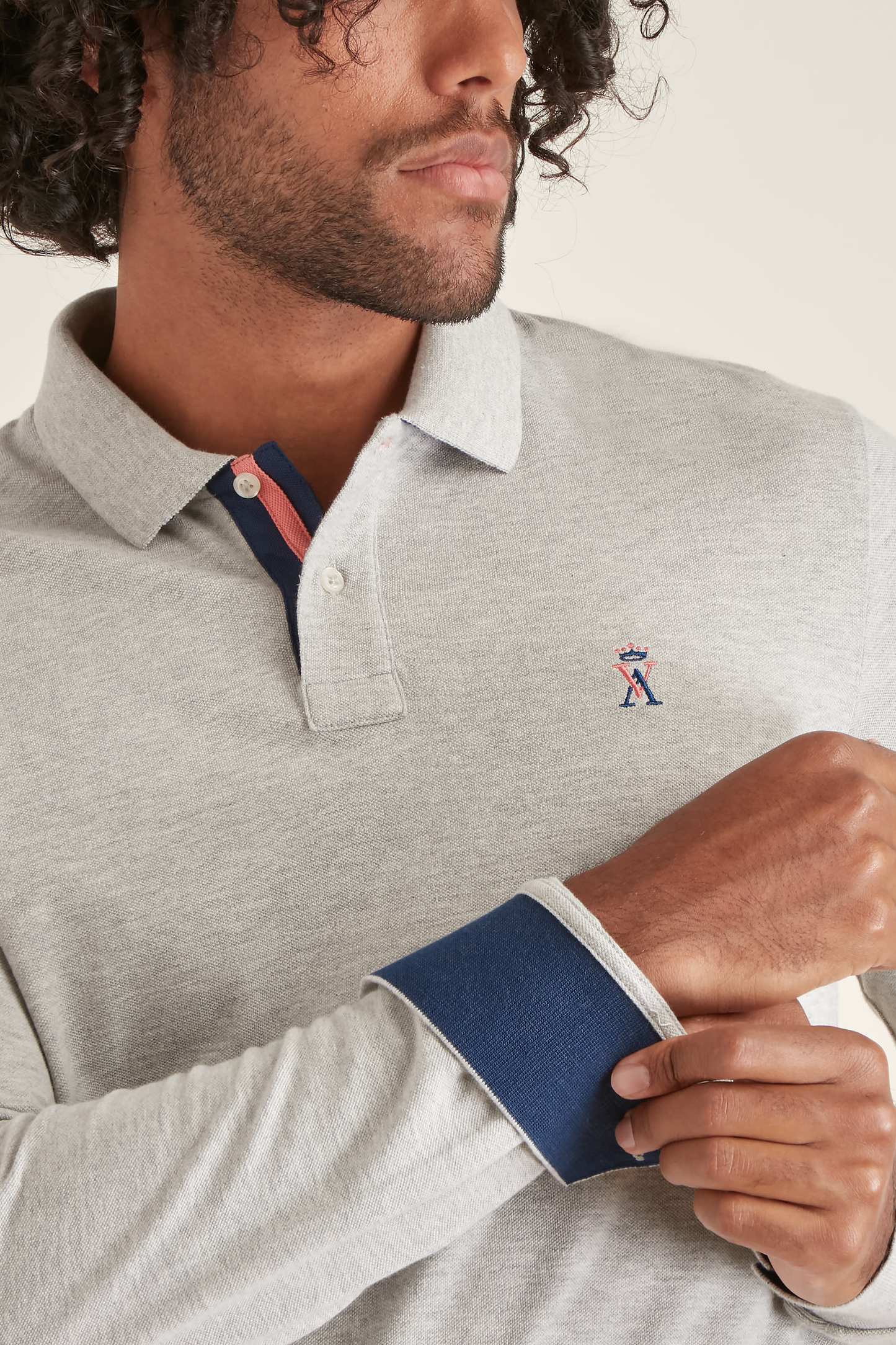 Polo Ajusté Manches Longues