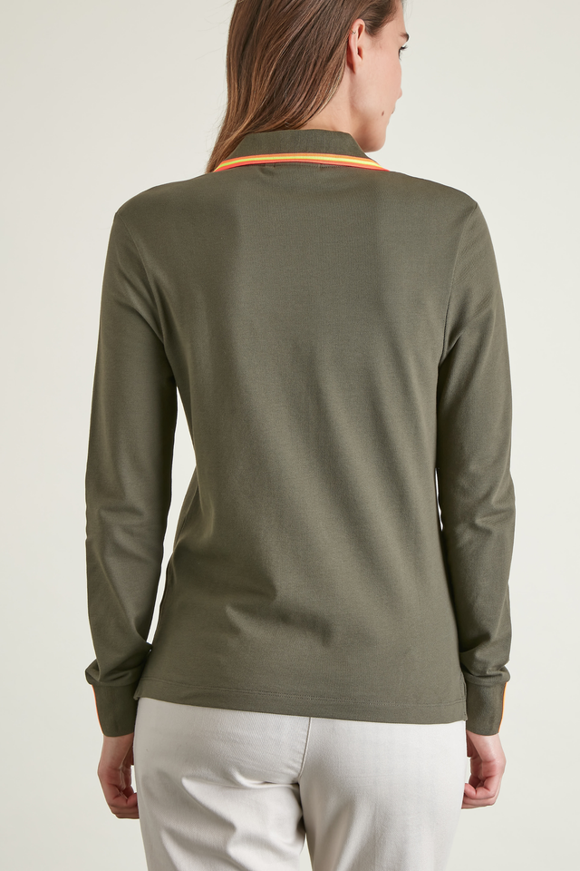 Polo Femme à Manches Longues - Image principale