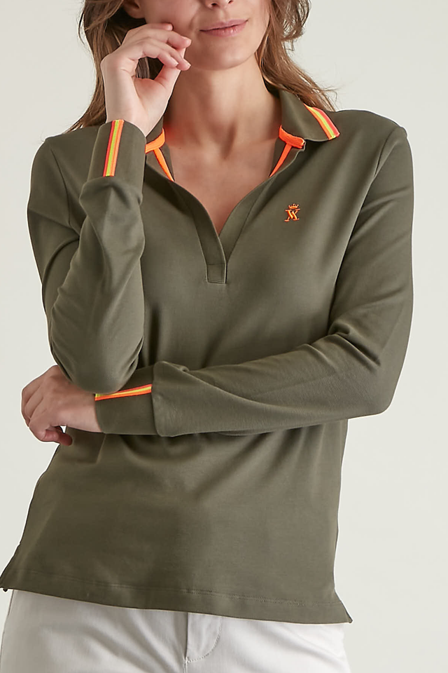 Polo Femme à Manches Longues - Image principale