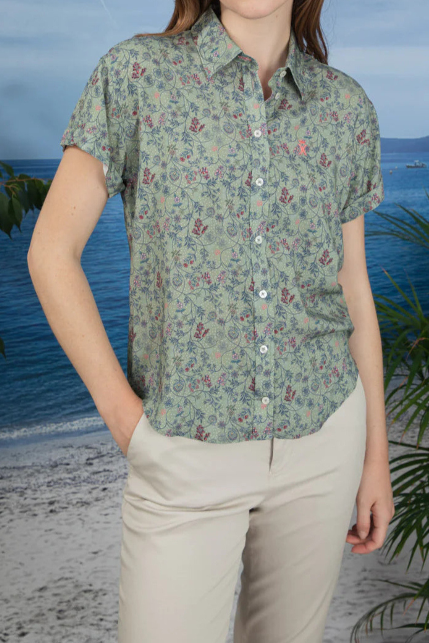 Blouse Regular Manches Courtes