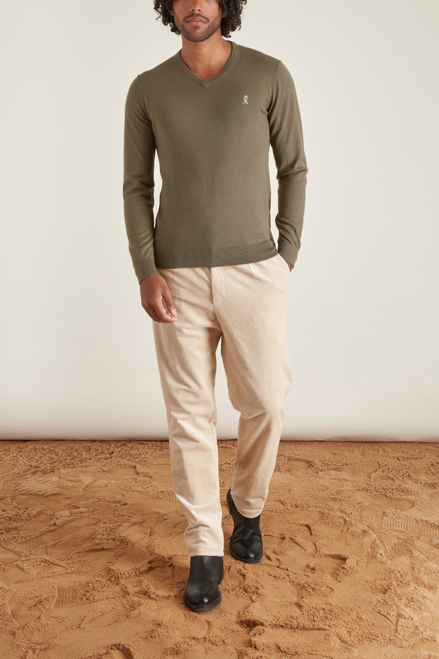 Pull Karl col V - Image principale