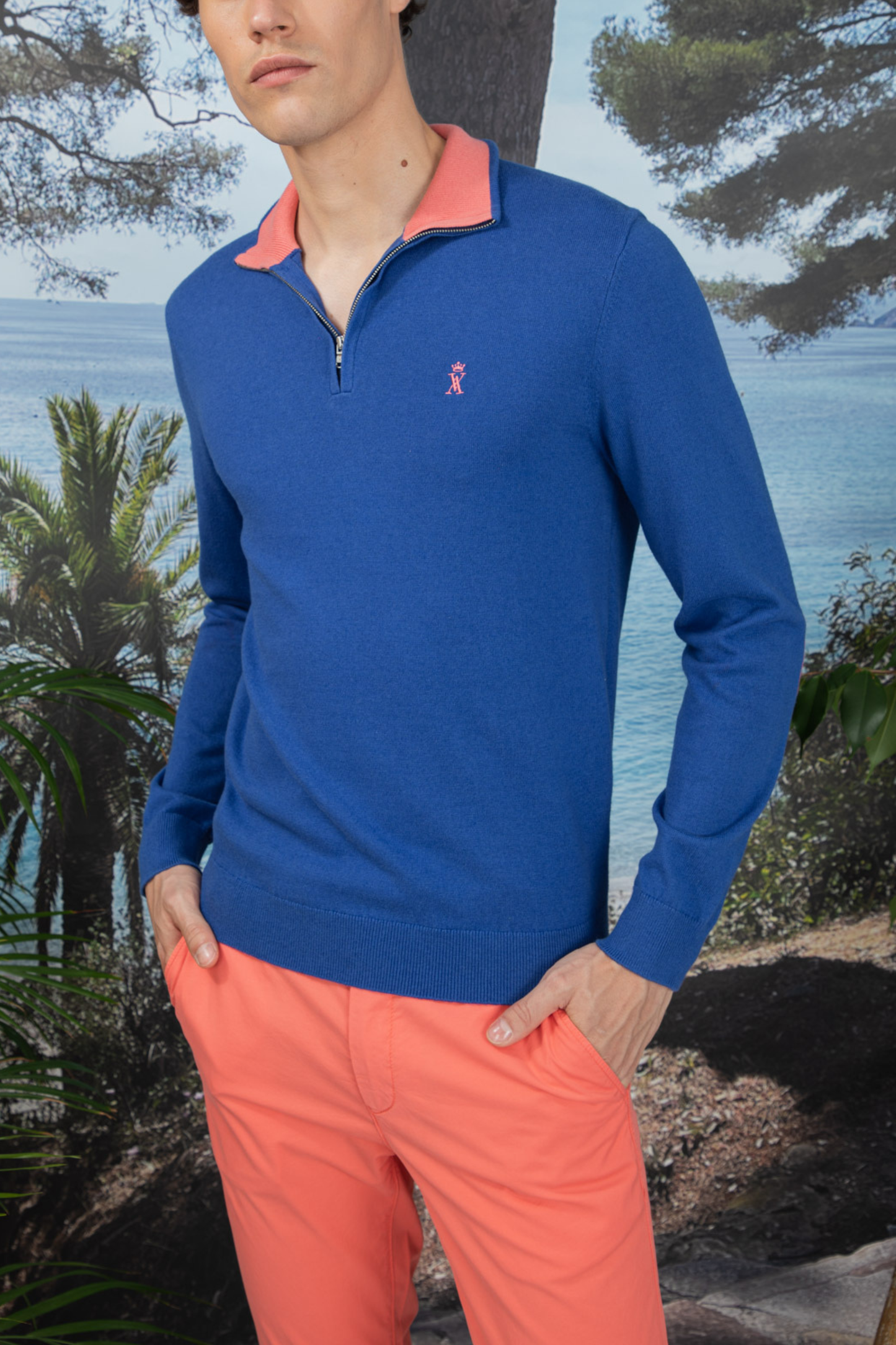 Pull Keaton Col Zippé