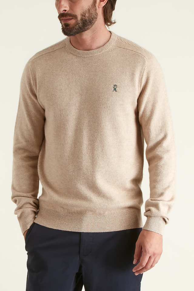 Pull Col Rond Uni - Image principale