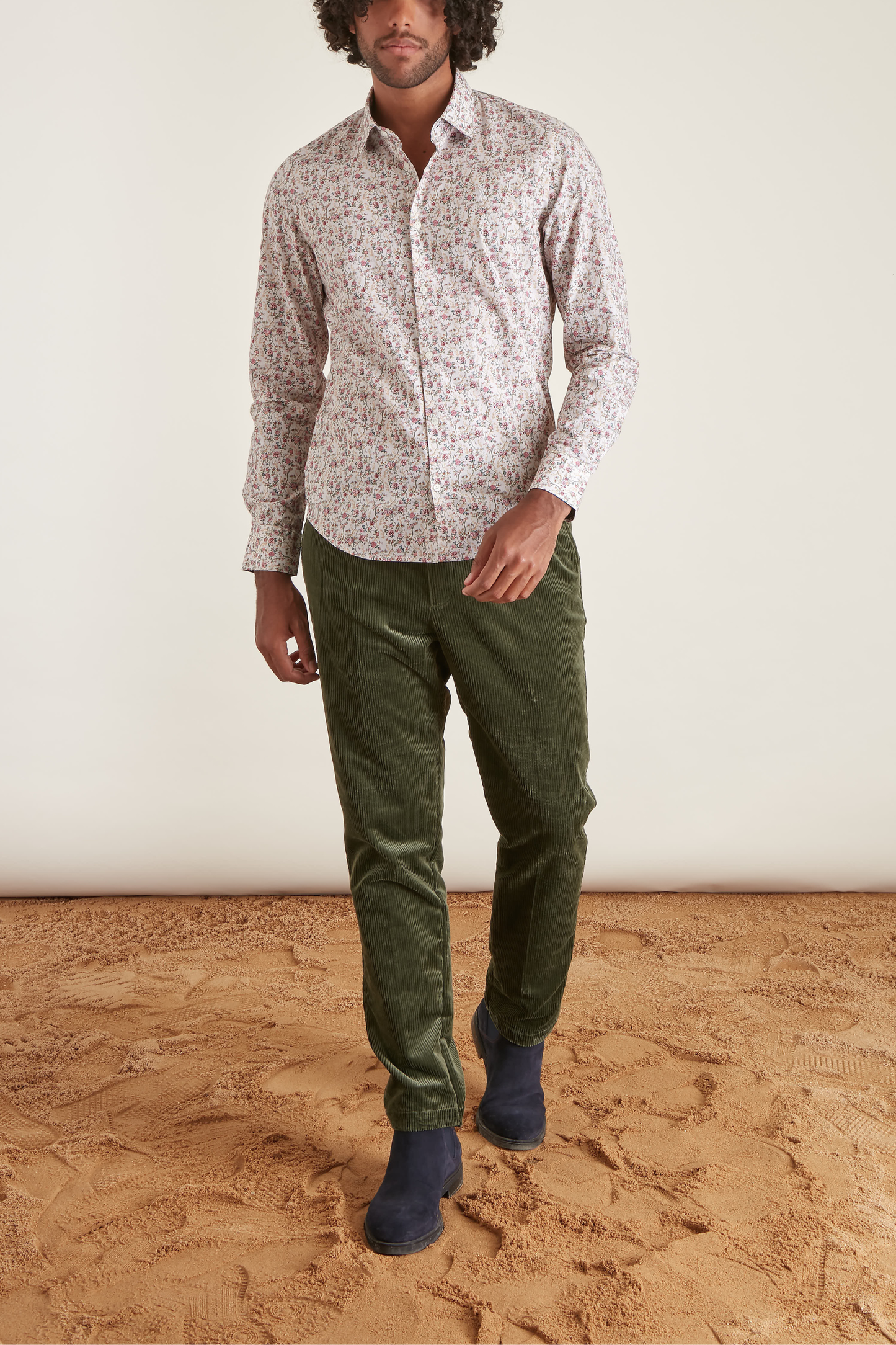 Chemise Slim à Imprimé Bouquet