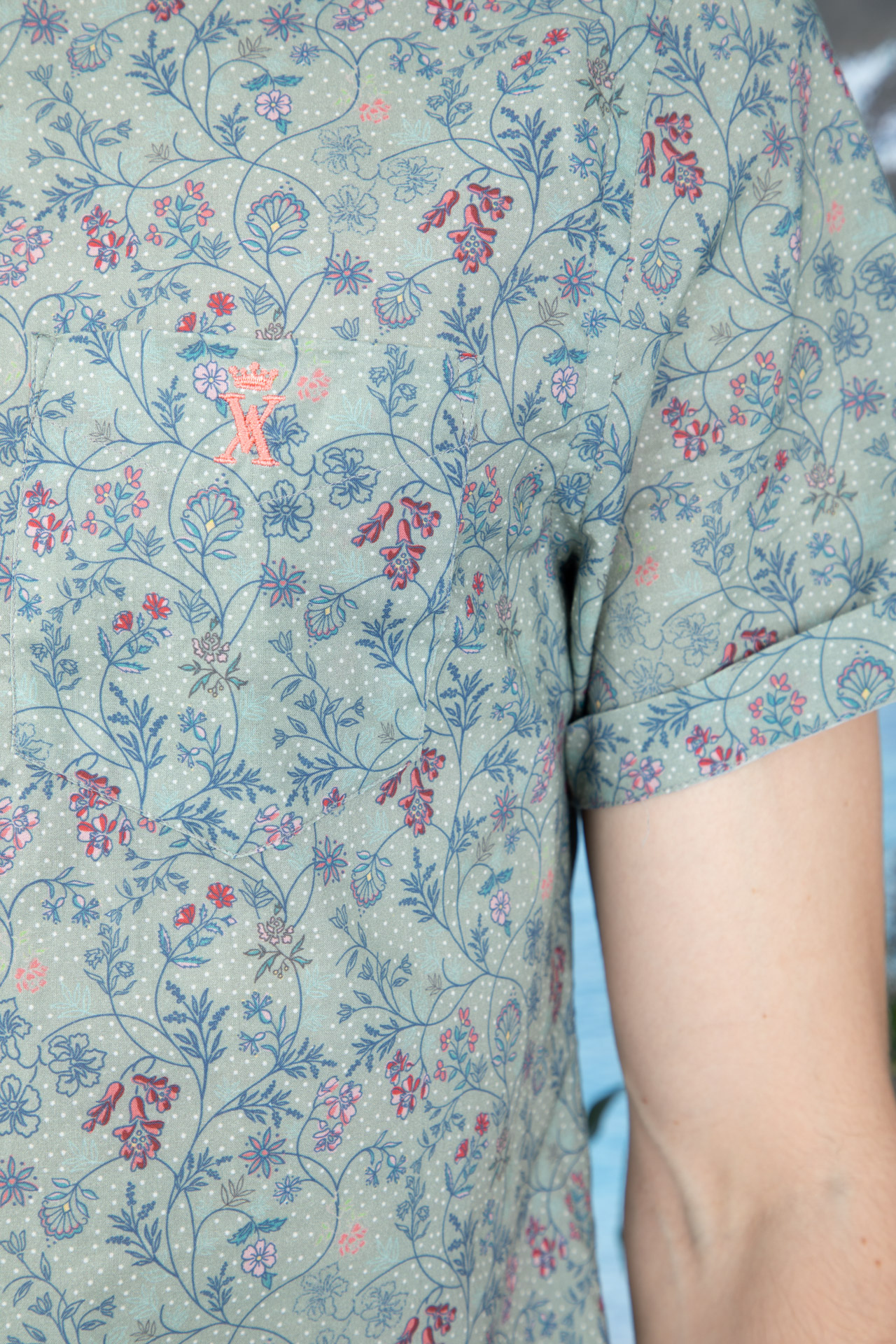 Chemise Slim Manches Courtes