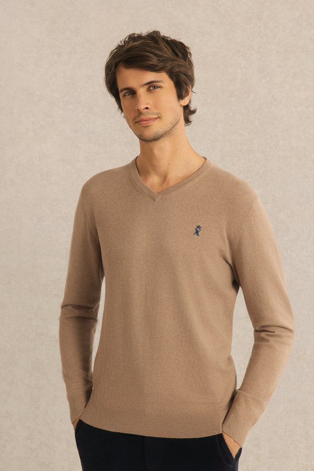 Pull Karl col V - Image principale