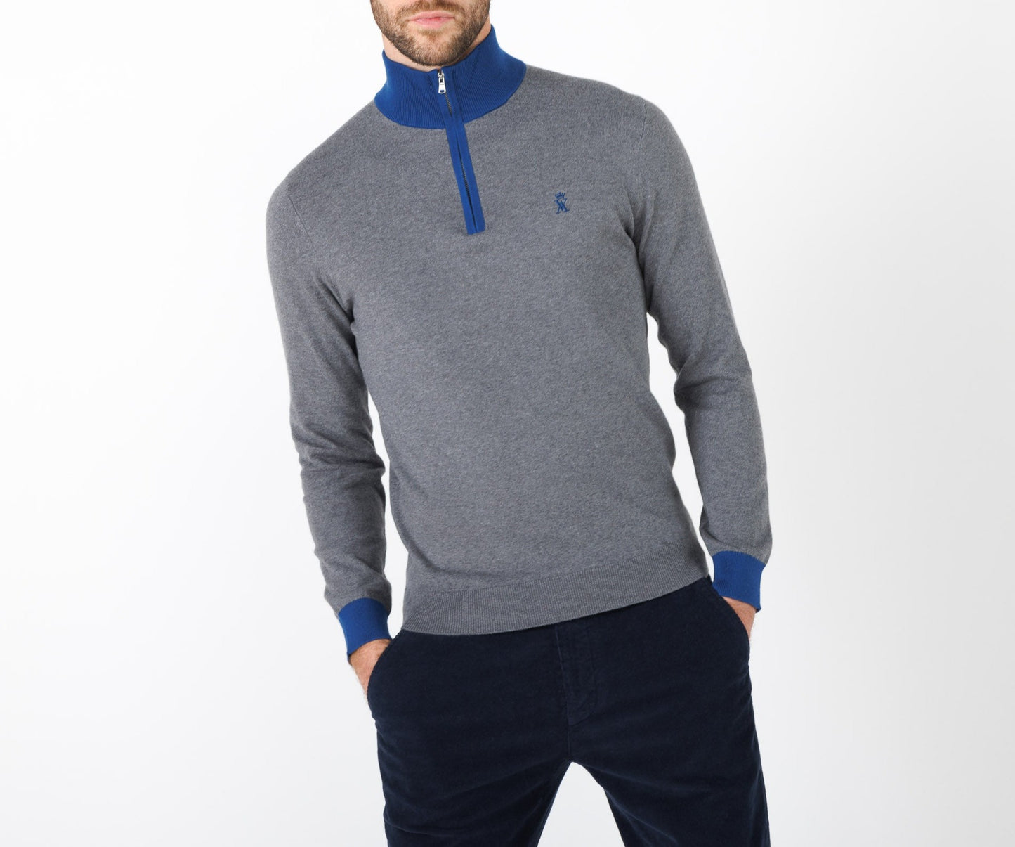 Pull Keat Col Zippé