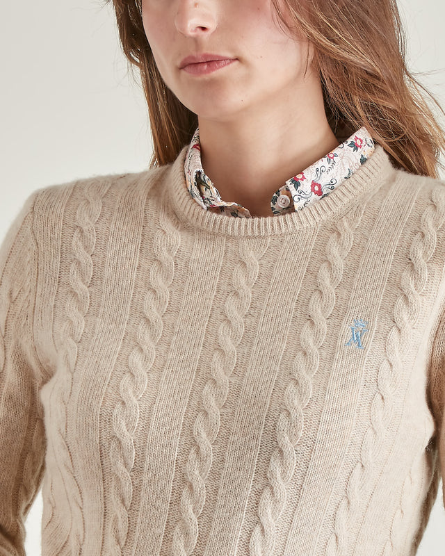 Pull Torsadé uni - Image principale