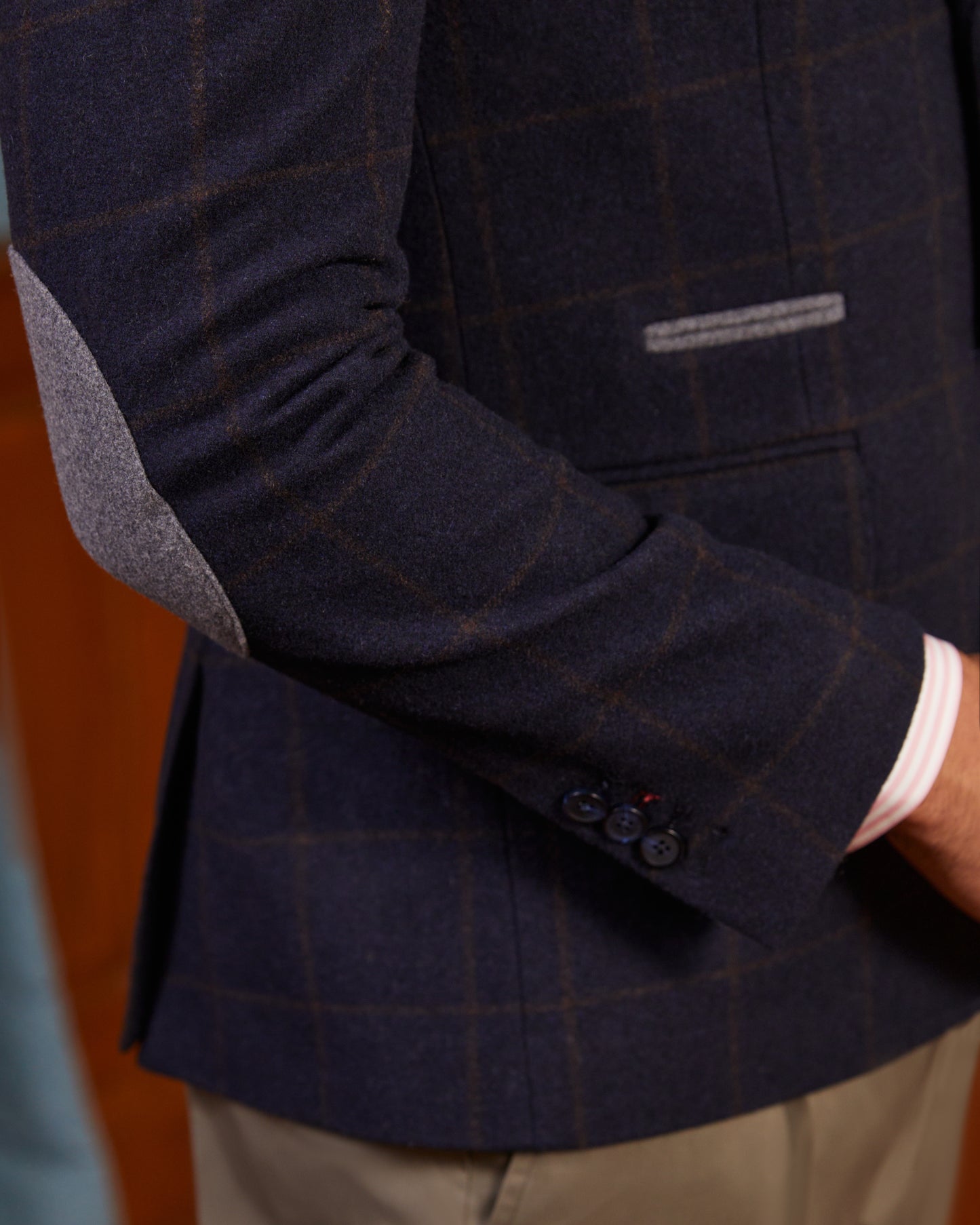 Blazer Slim à carreaux