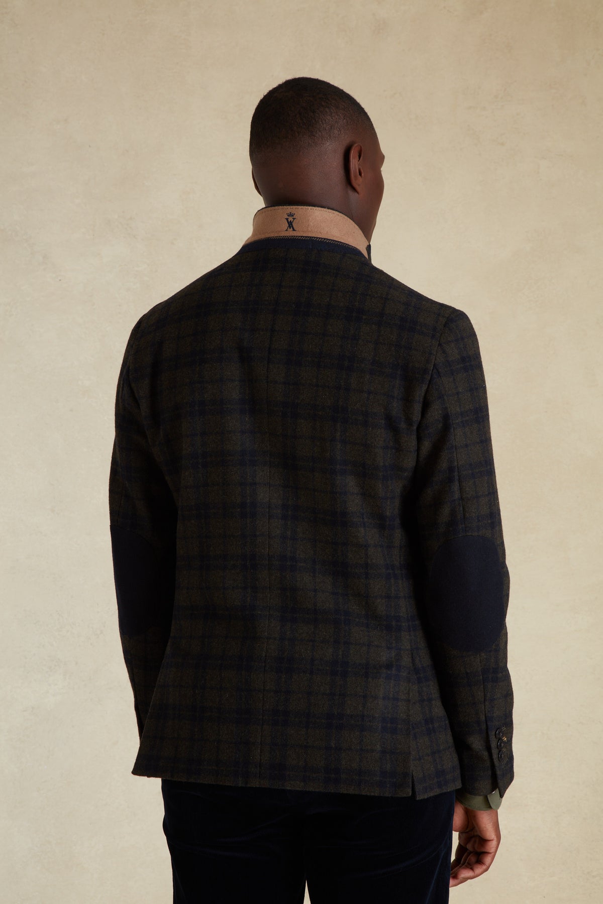 Blazer à Motifs Carreaux