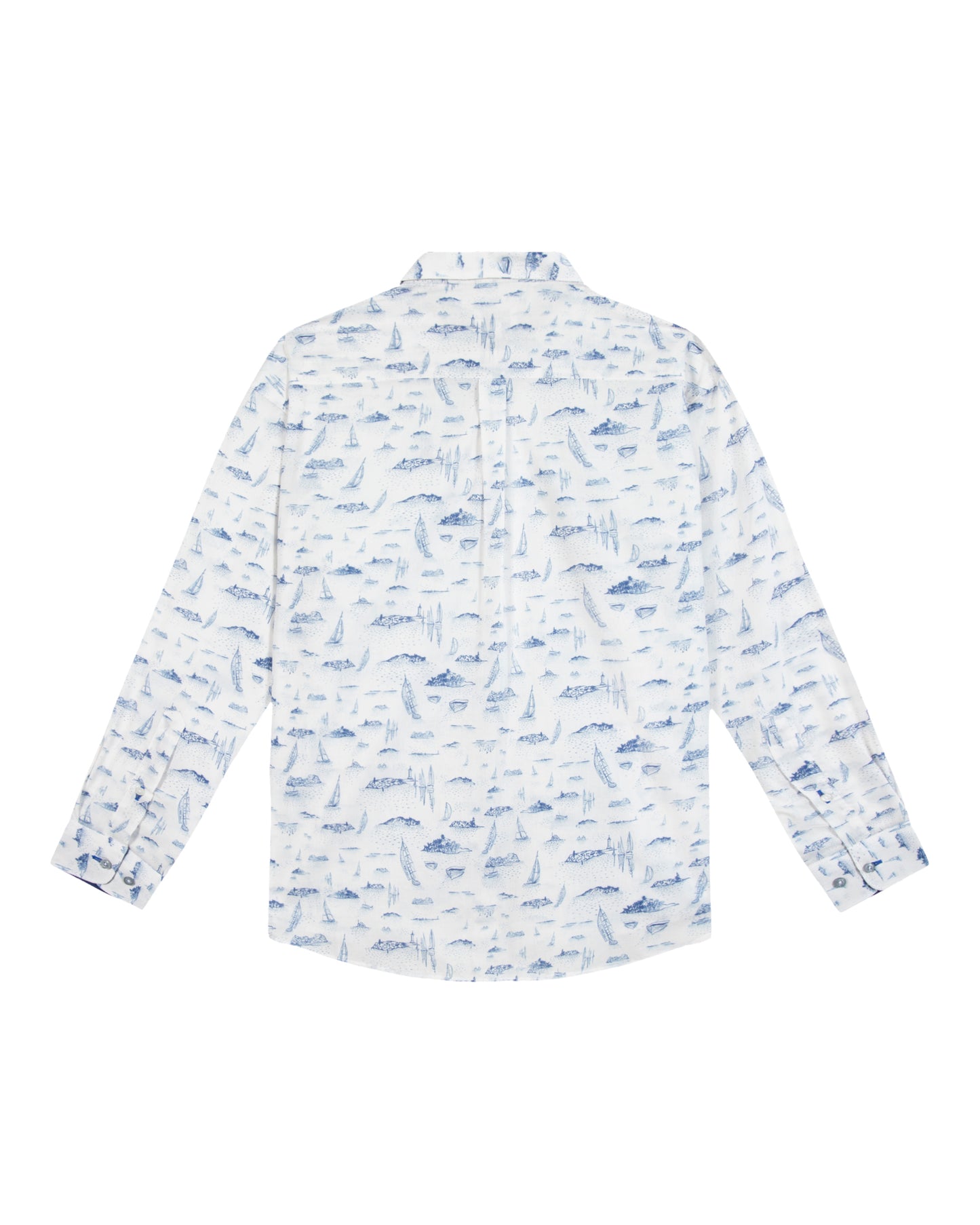 Chemise Motifs Horizon Mer