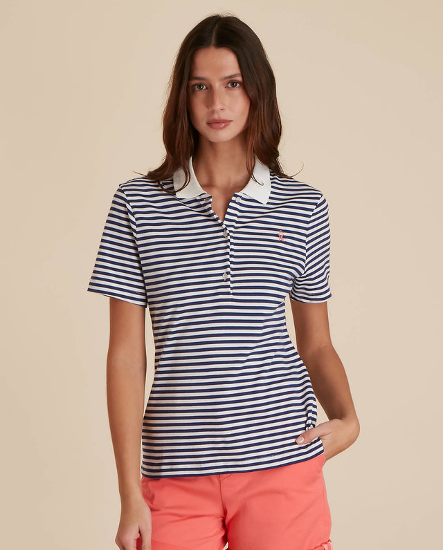 Polo Manches Courtes marinière - Image principale