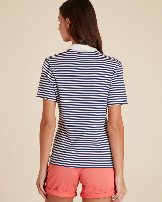 Polo Manches Courtes marinière - Image principale