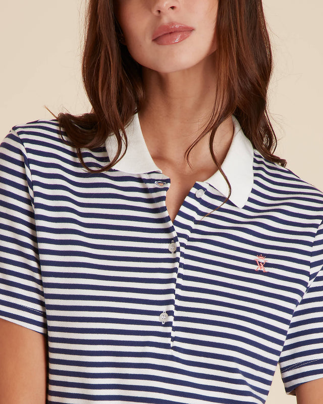 Polo Manches Courtes marinière - Image principale