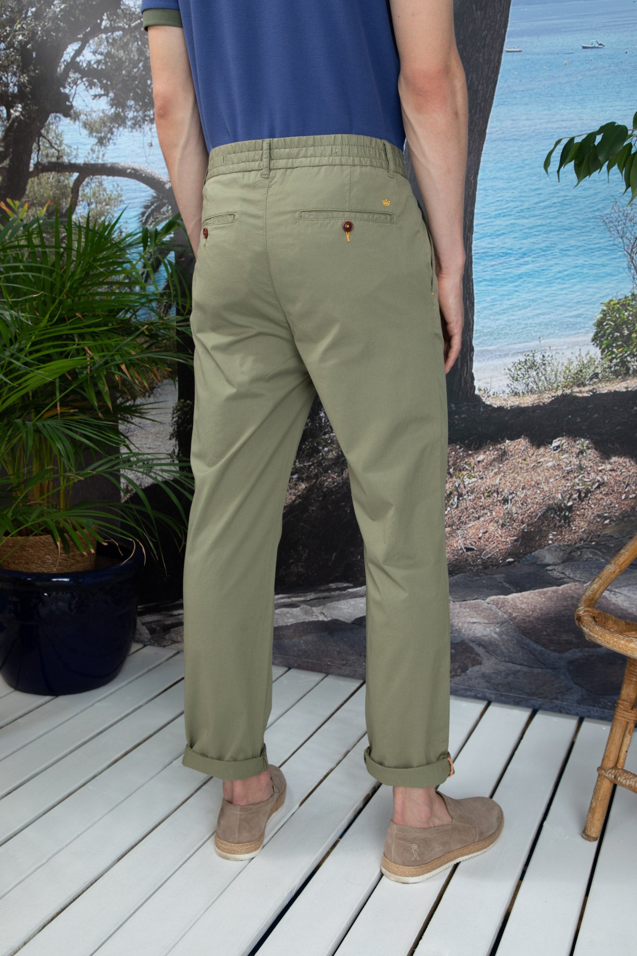 Pantalon Chino à Pinces