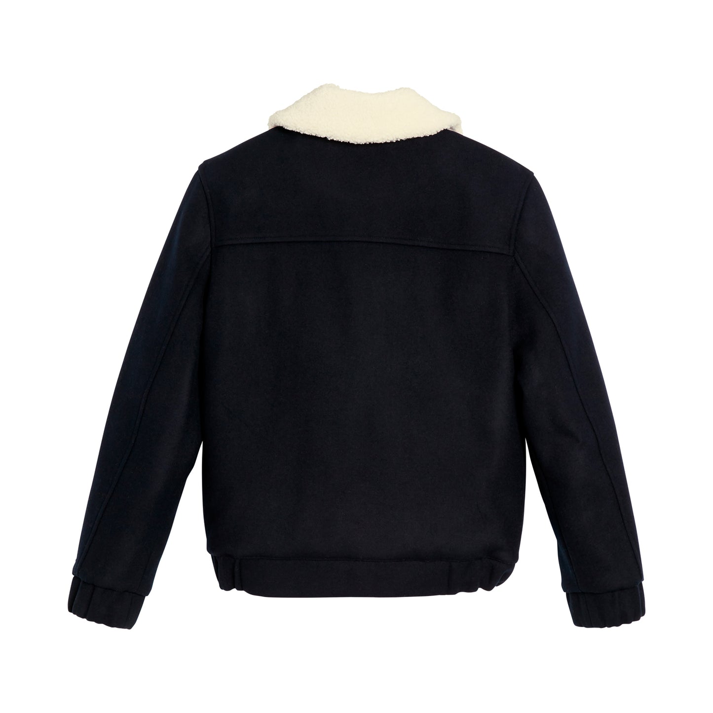 Blouson avec Col en Fourrure