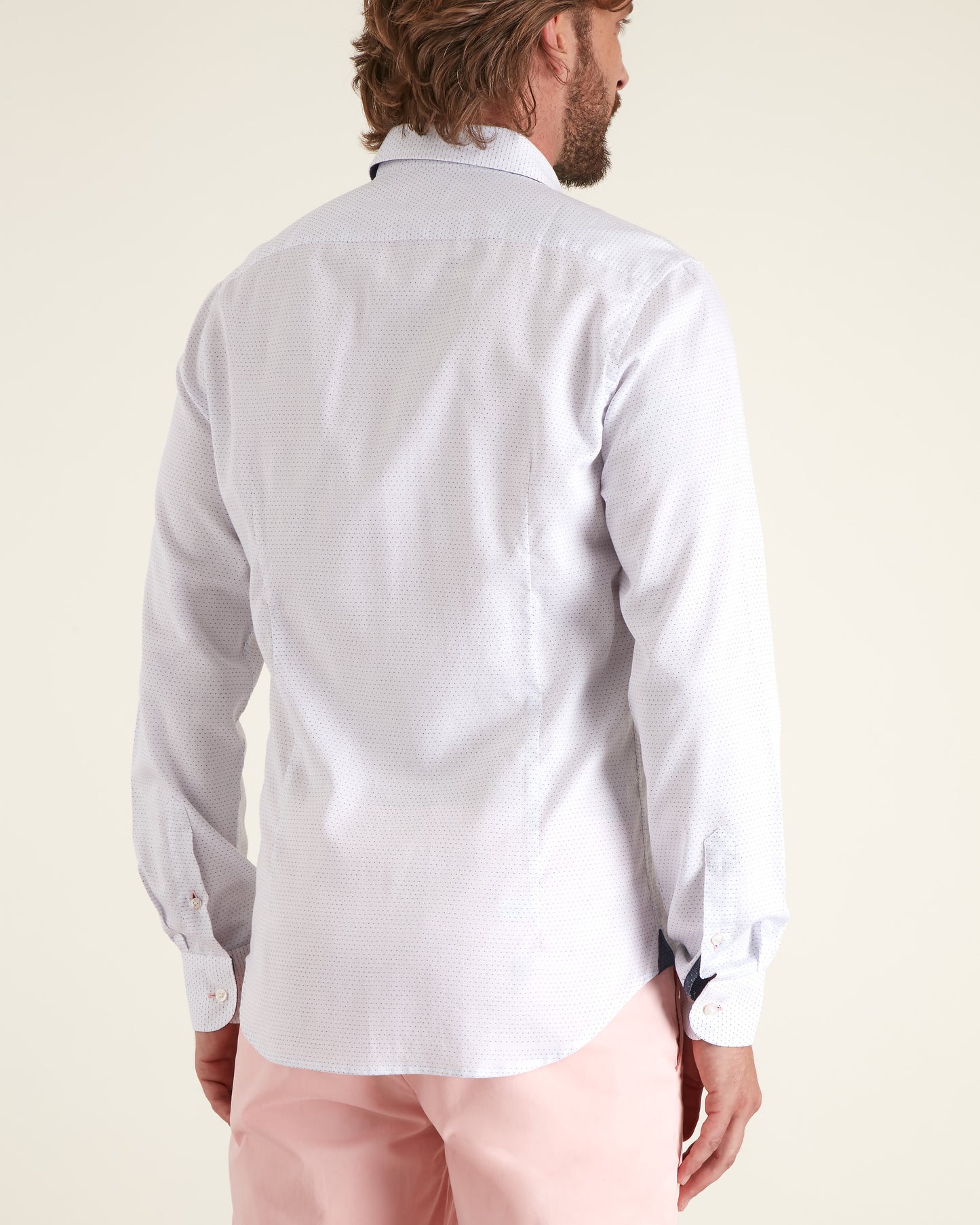 Chemise Slim à Micro Pois