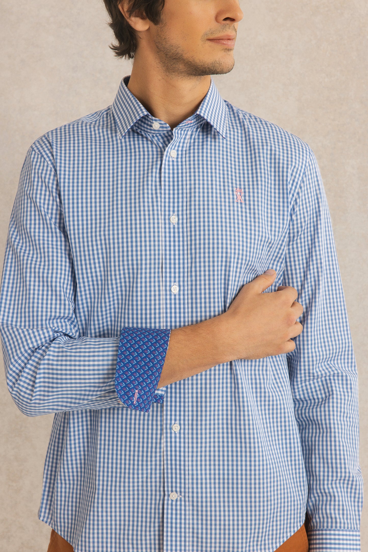 Chemise Regular à Carreaux