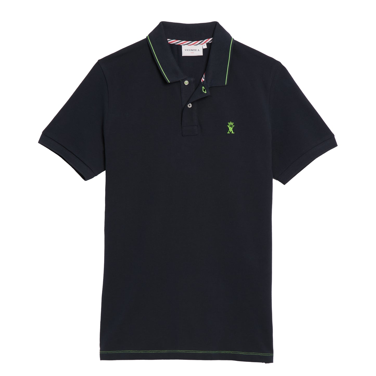 Polo à Détails Fluo