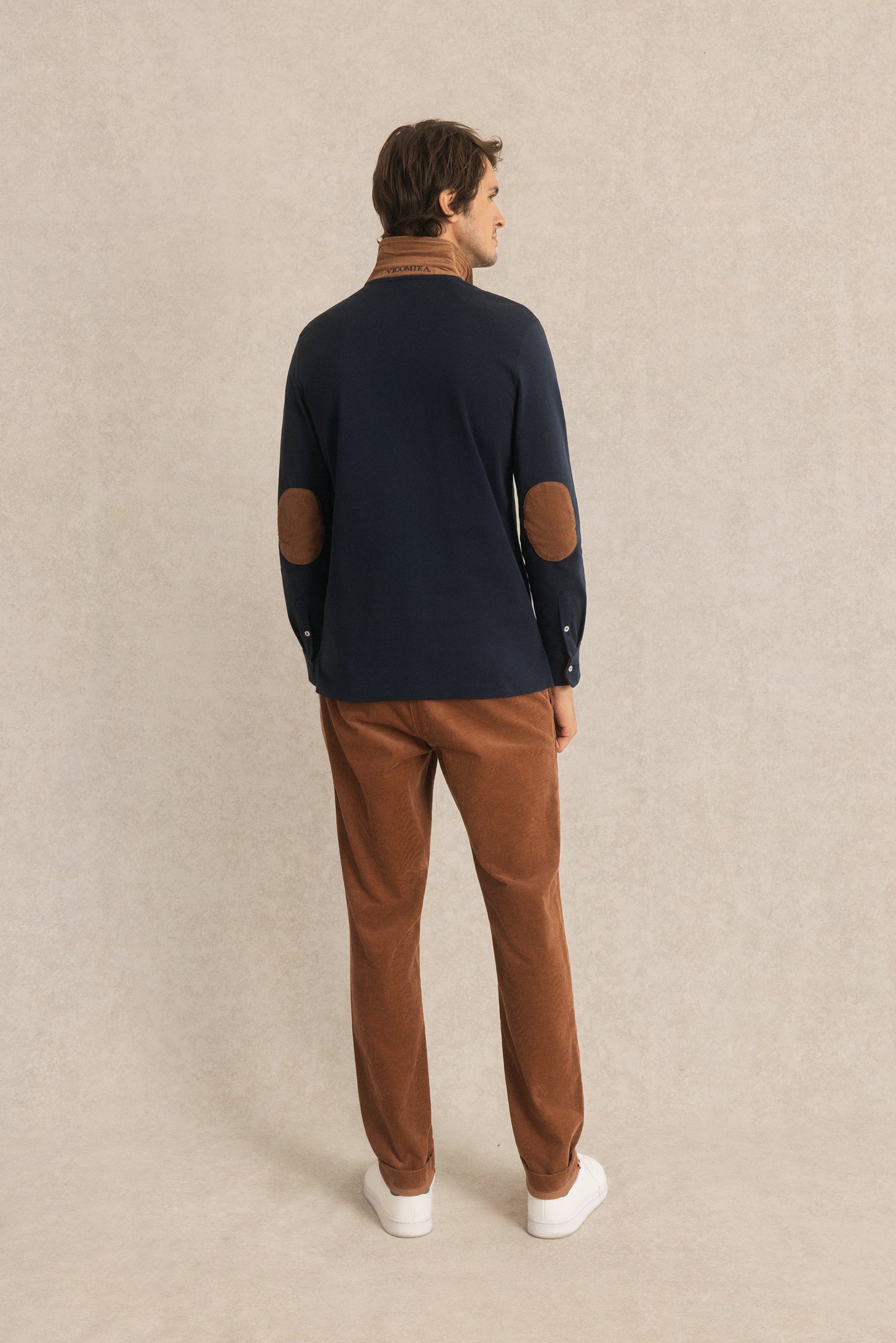 Polo à Détails Velours
