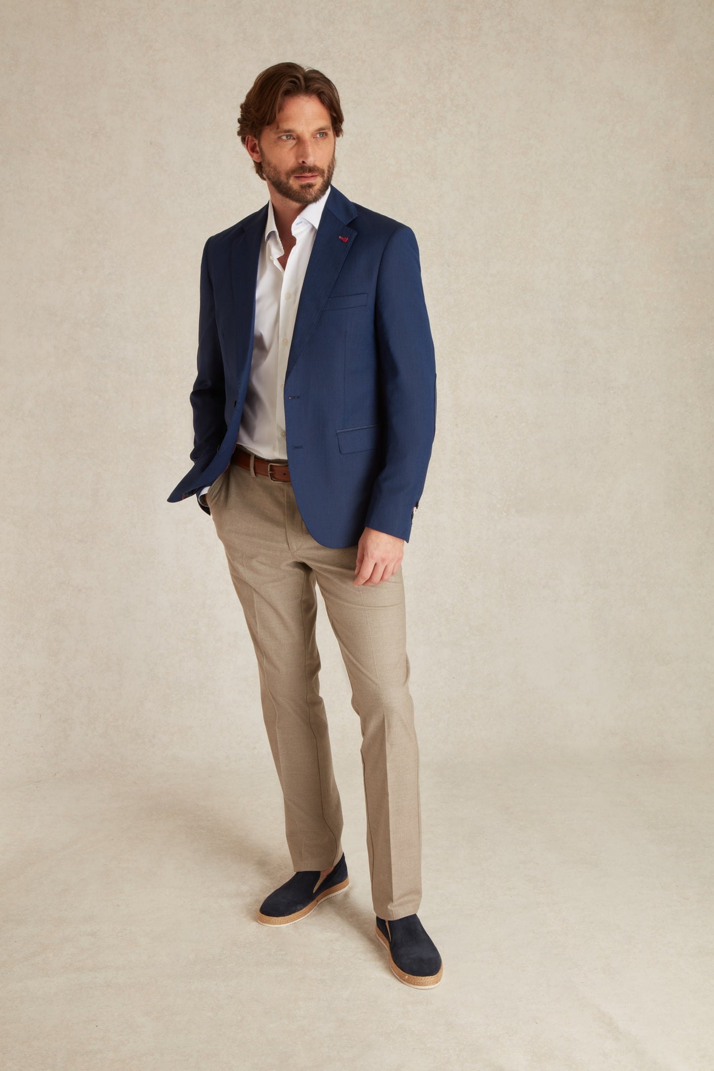 Blazer en Laine Texturé