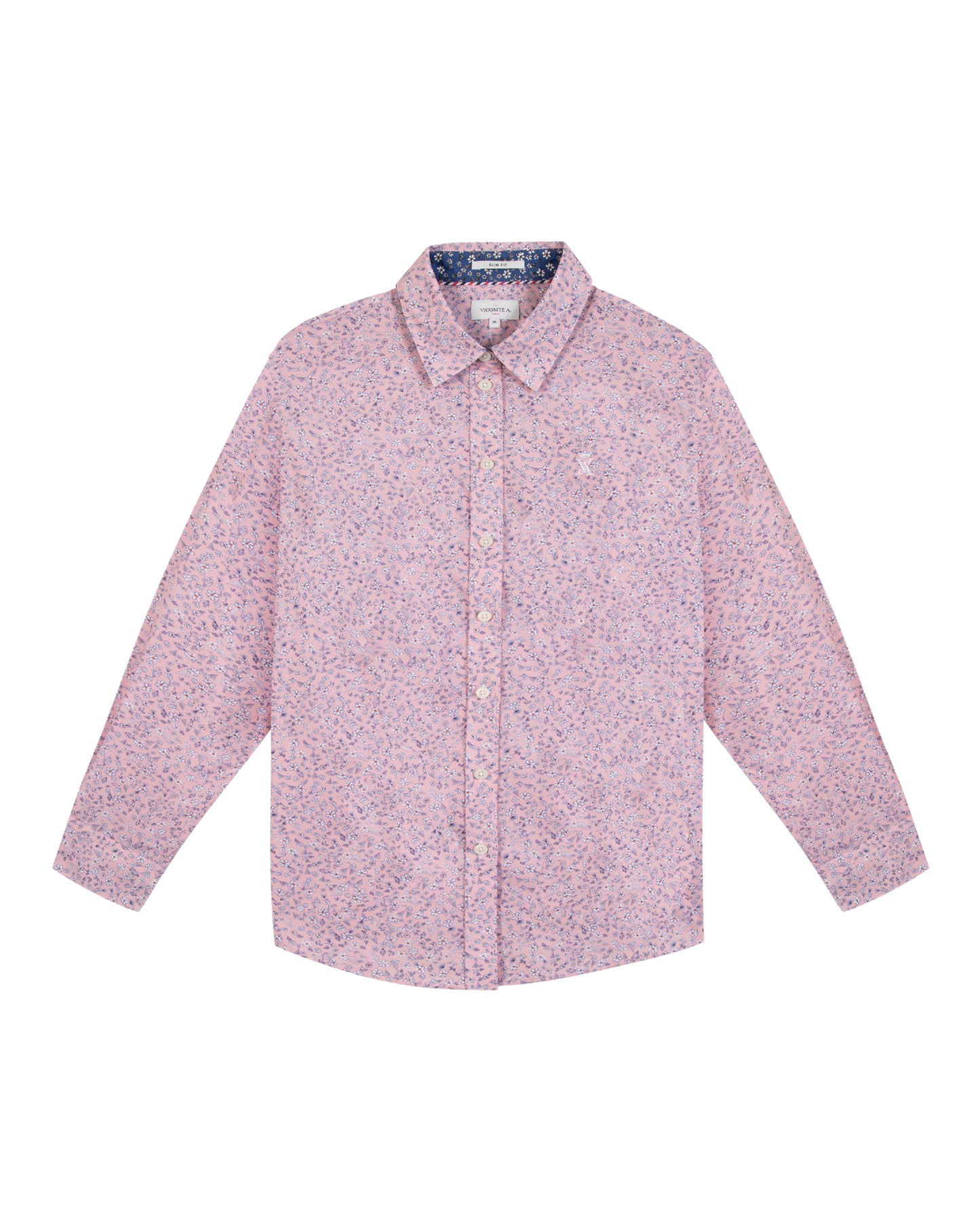 Chemise Slim Motif Printemps