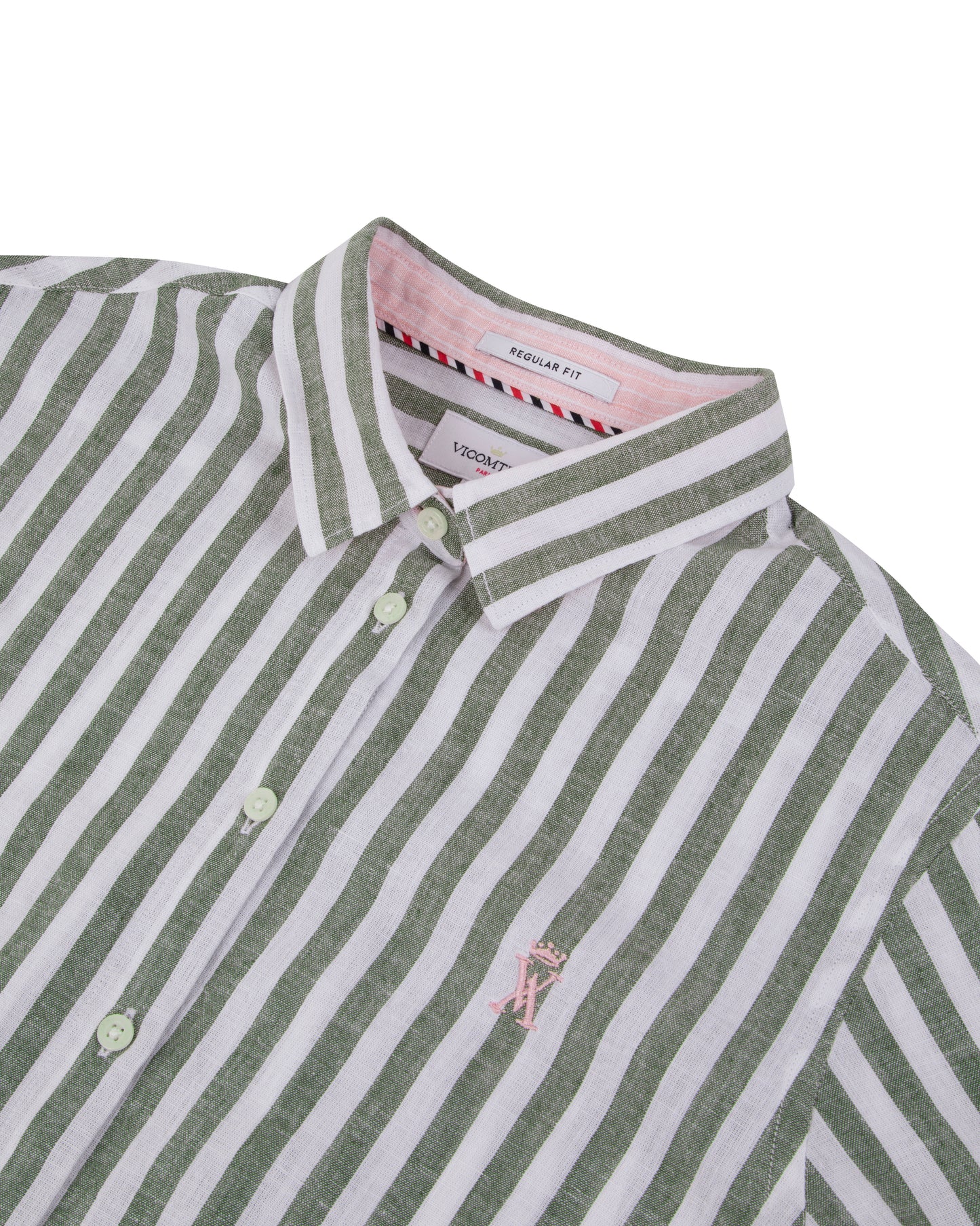 Chemise Regular à Large Rayures