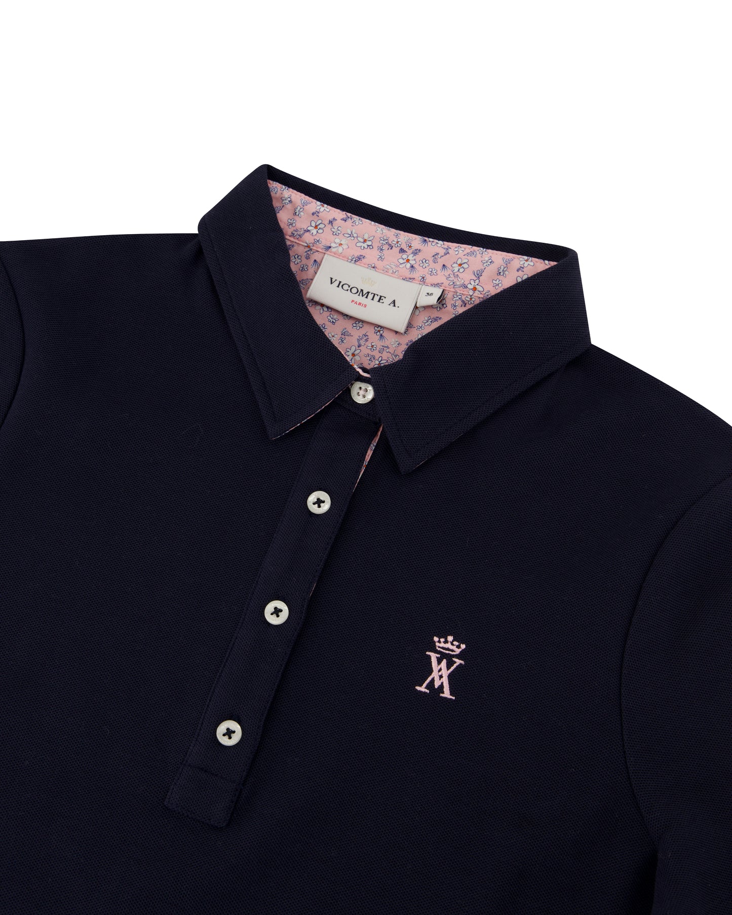 Polo à Détails Imprimé