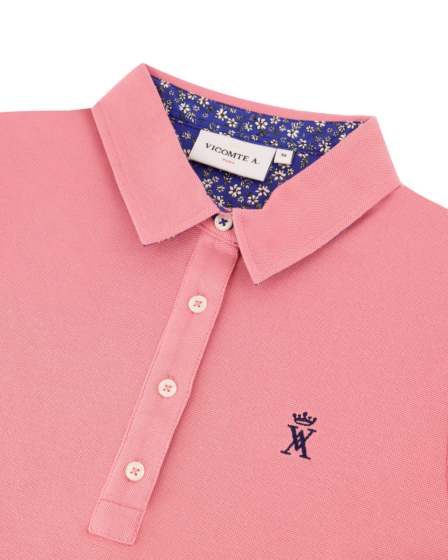 Polo à Détails Imprimé