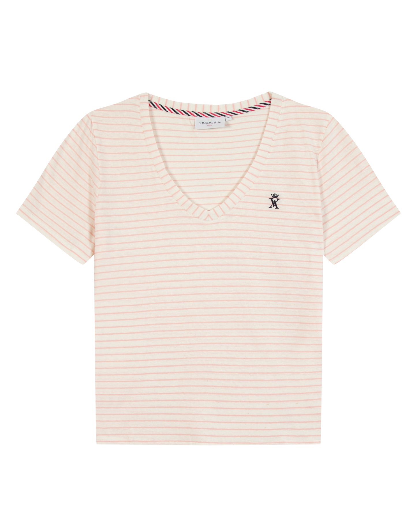 T-shirt Col V