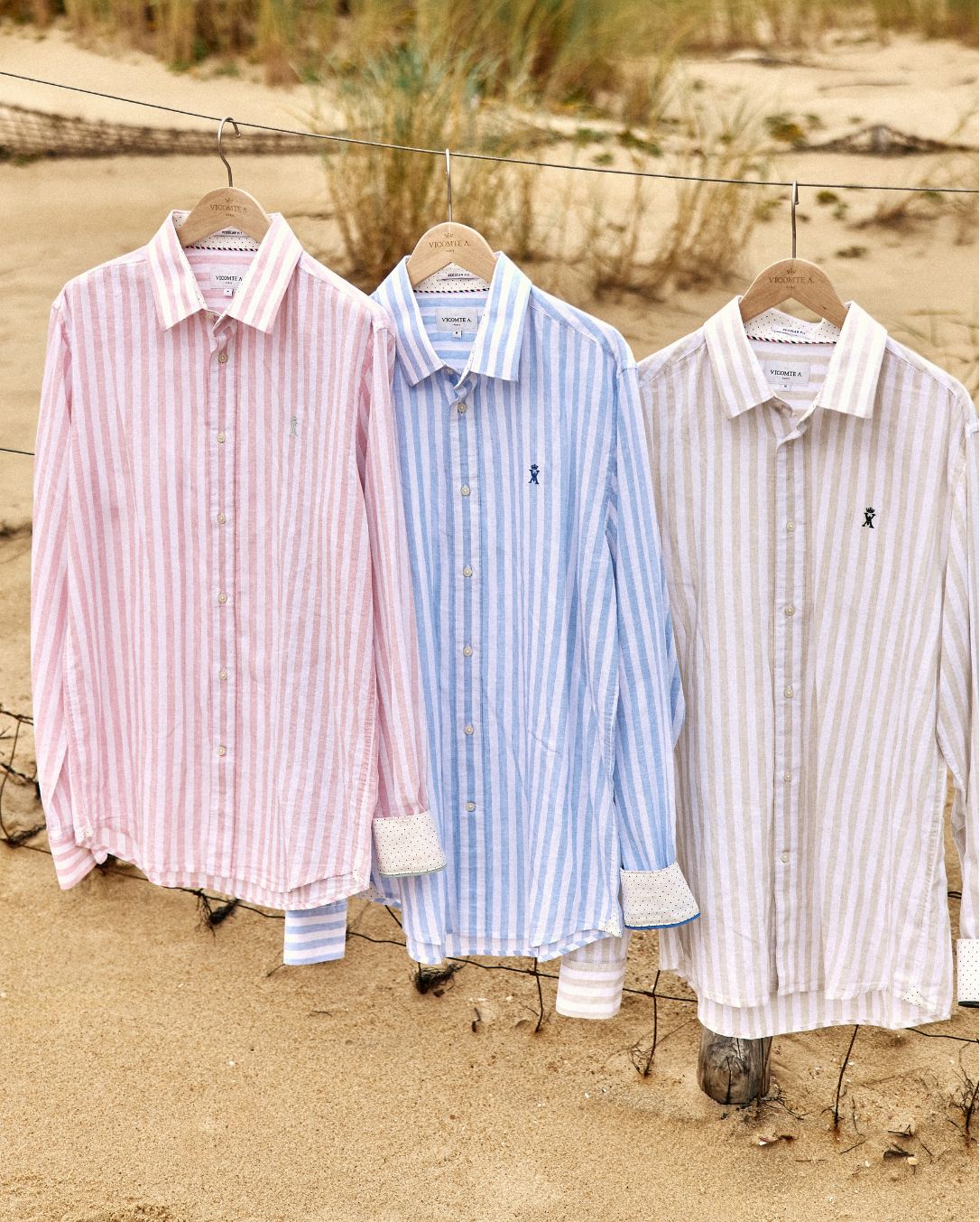 Chemise Regular à Rayures Larges