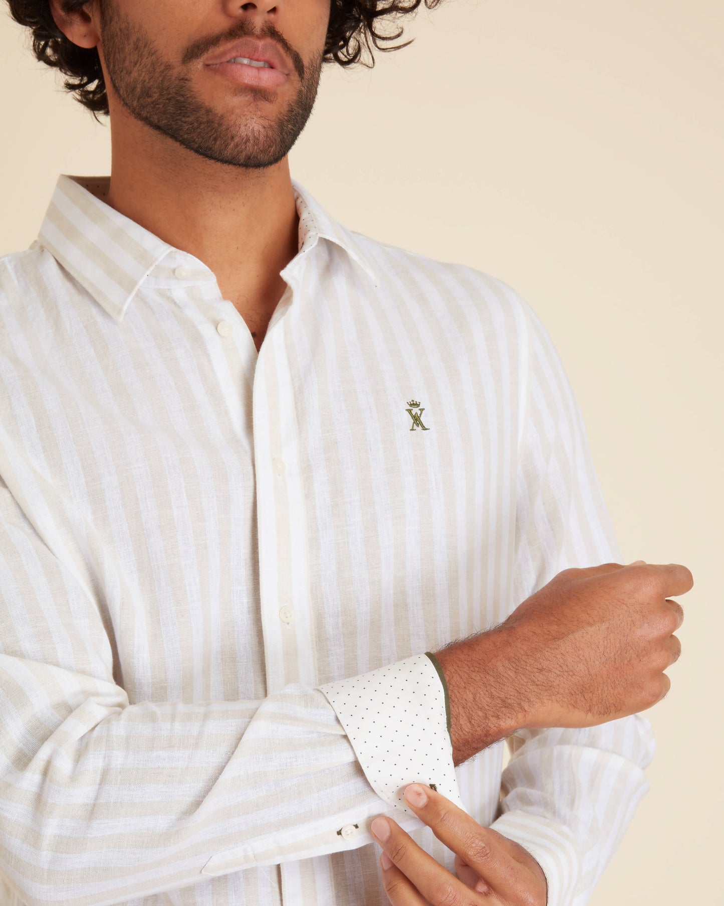 Chemise Regular à Rayures Larges