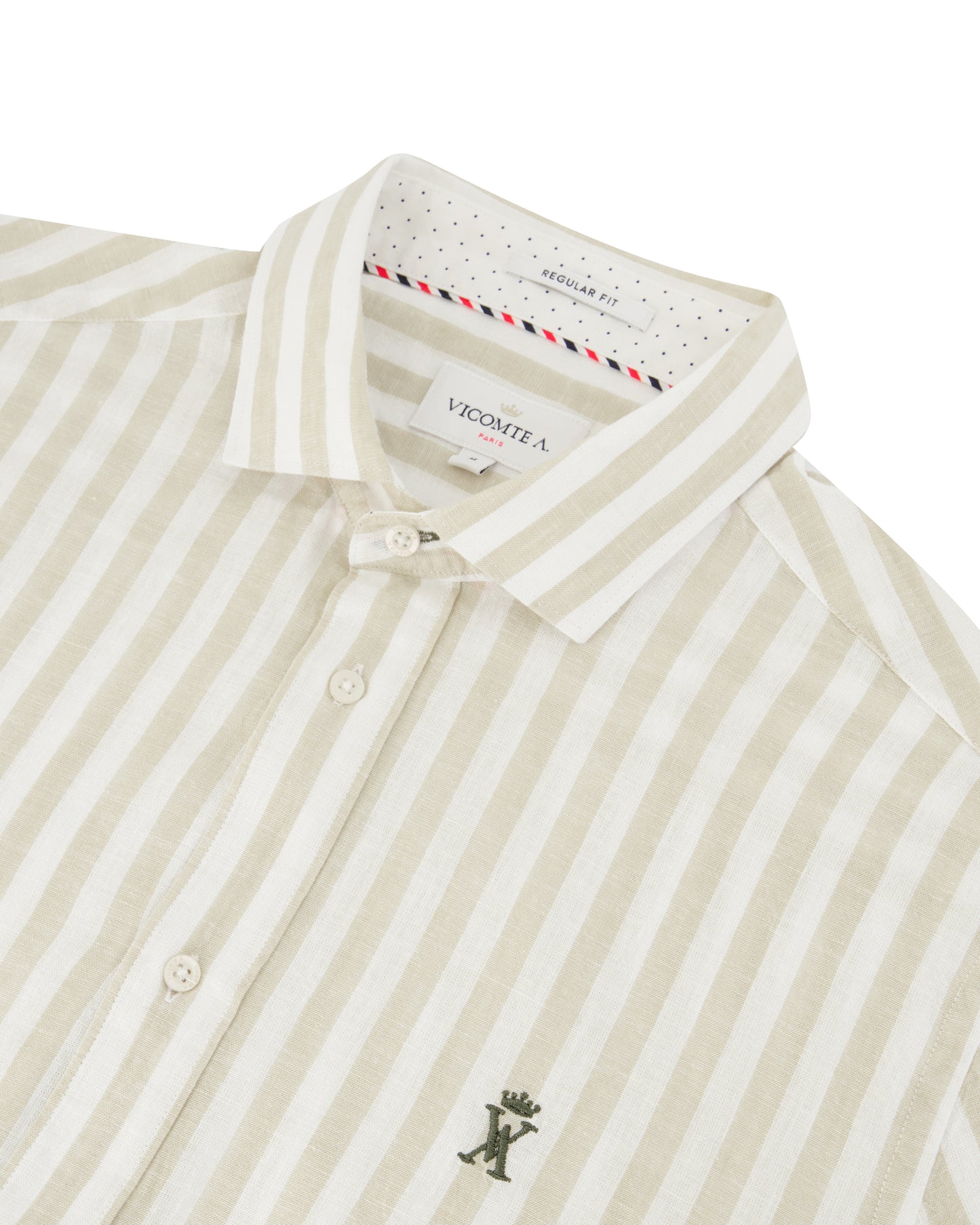 Chemise Regular à Rayures Larges