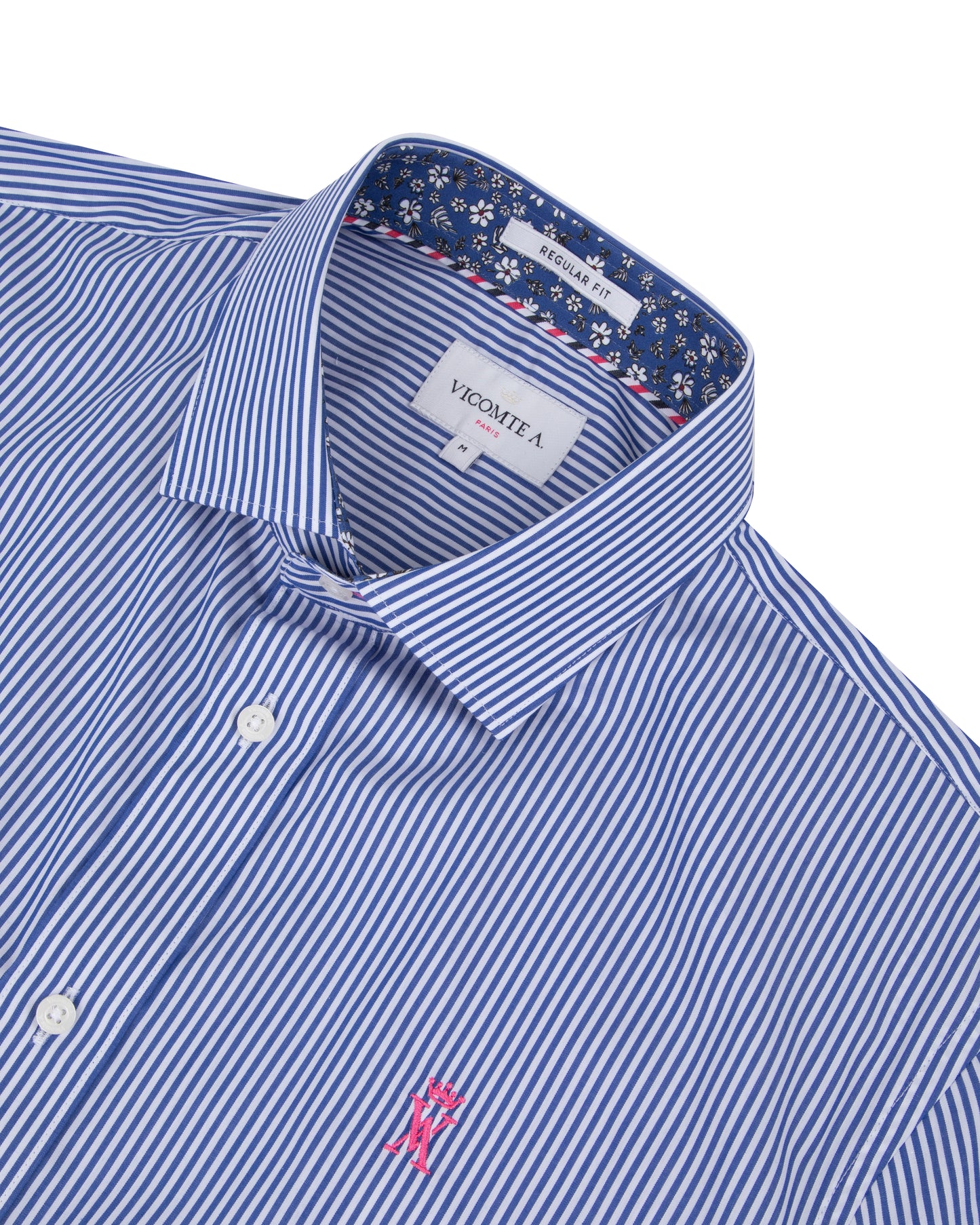 Chemise Regular à Fines Rayures