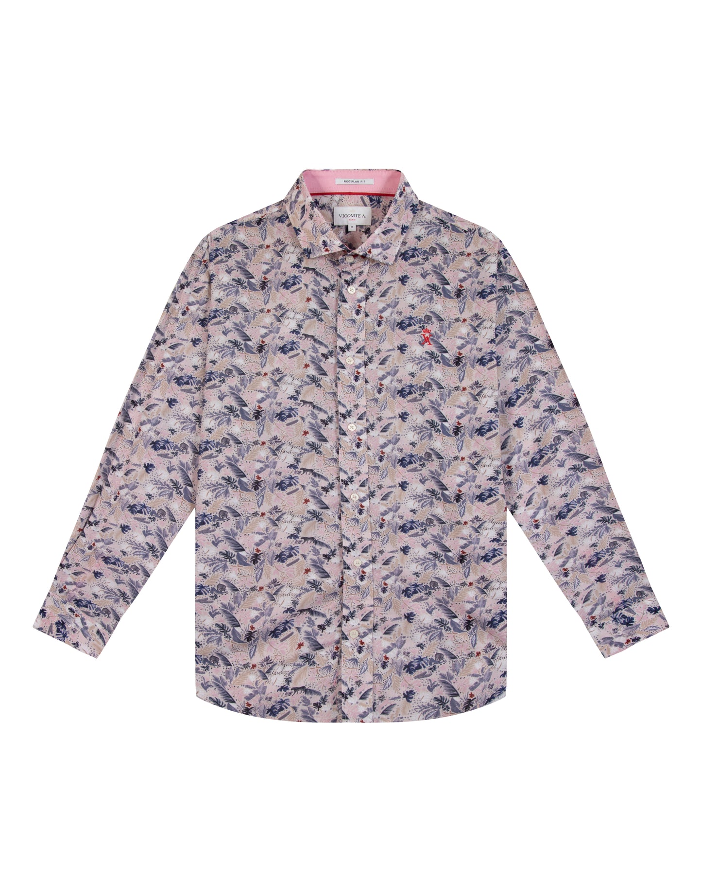 Chemise Regular Imprimé Tropical