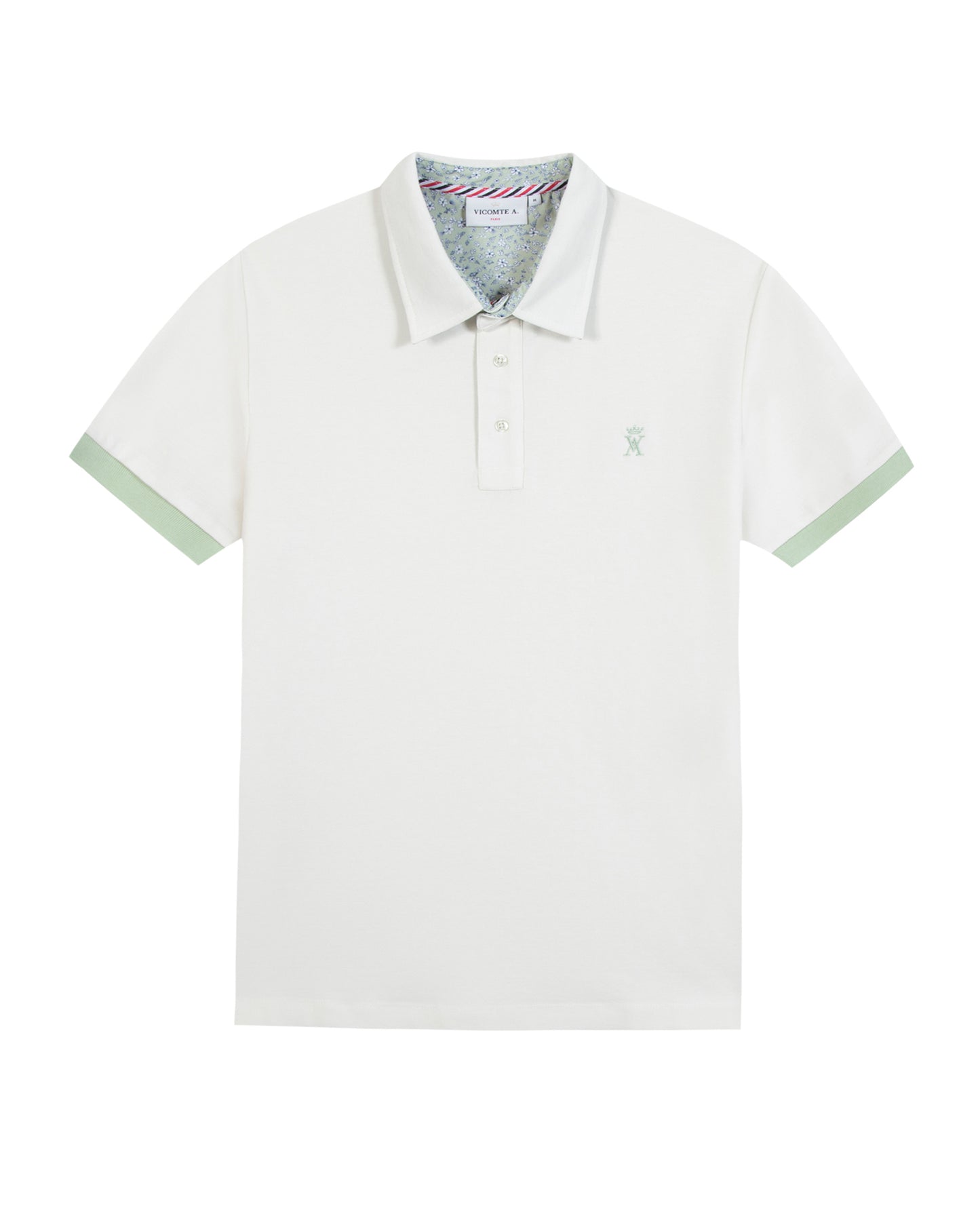Polo à Détails Imprimé