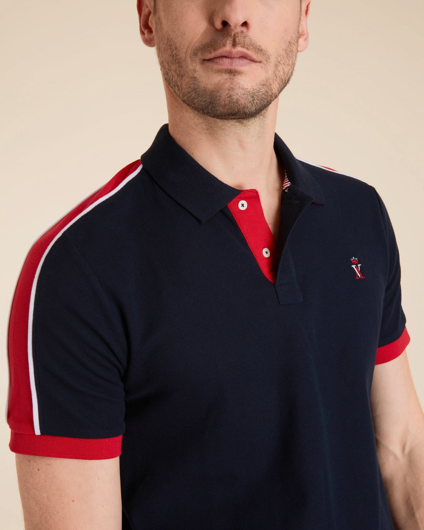 Polo Pilote Tricolore
