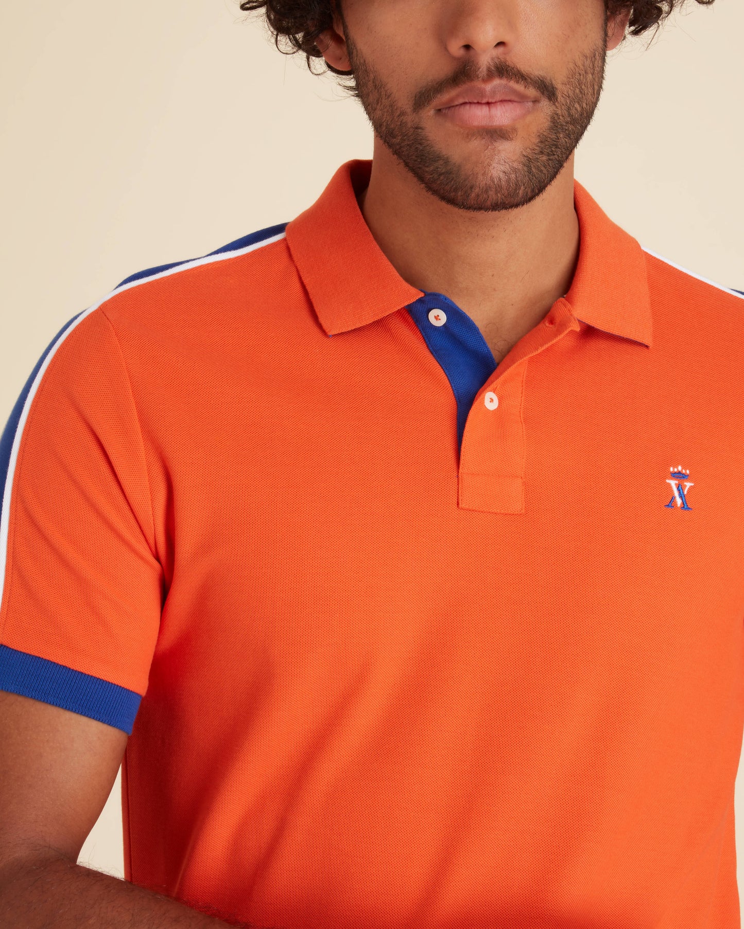 Polo Pilote Tricolore