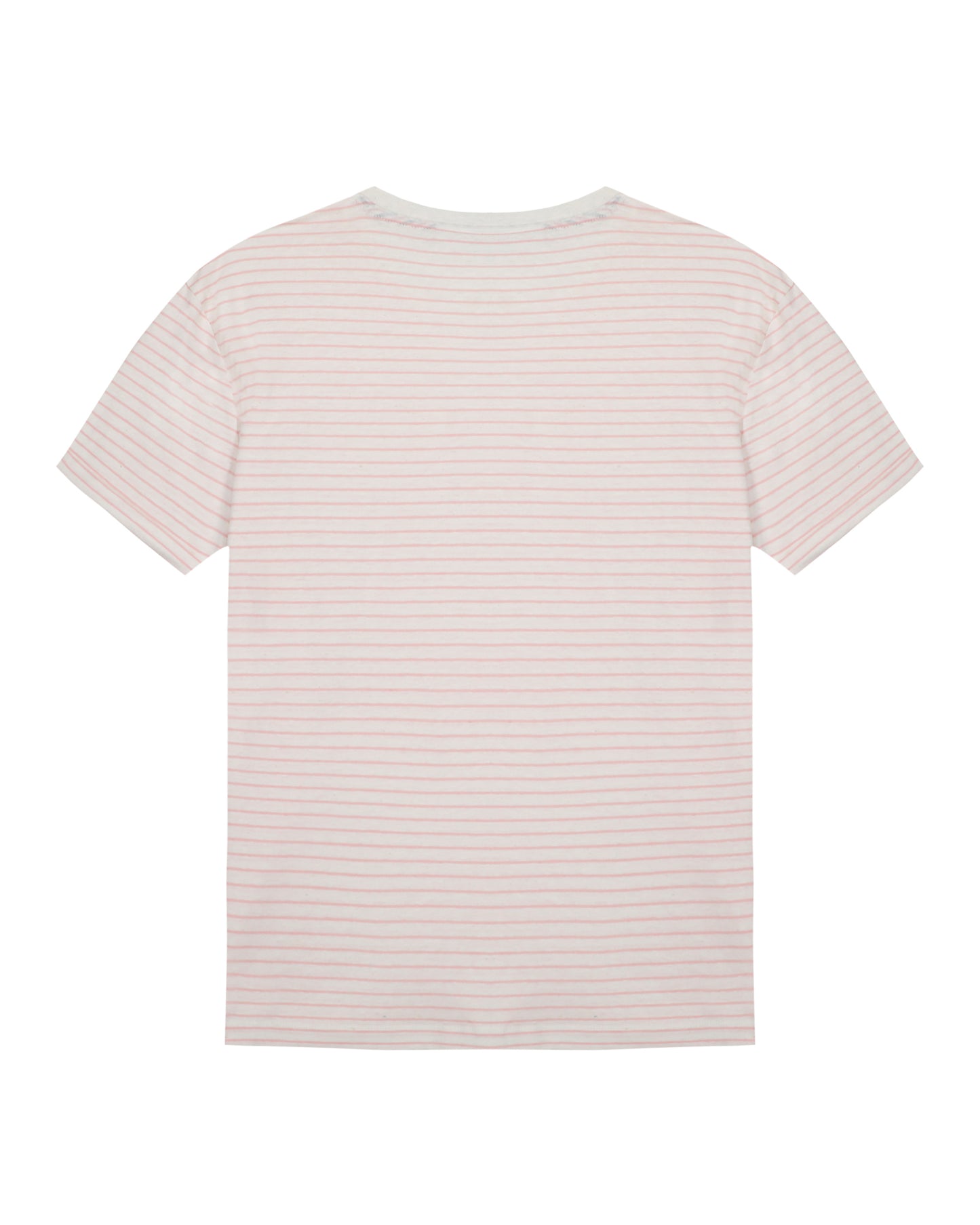 T-shirt Col Rond à Rayures
