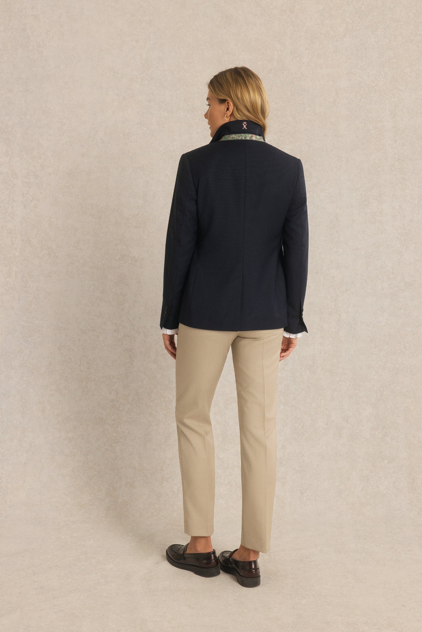 Blazer en laine Hopsack