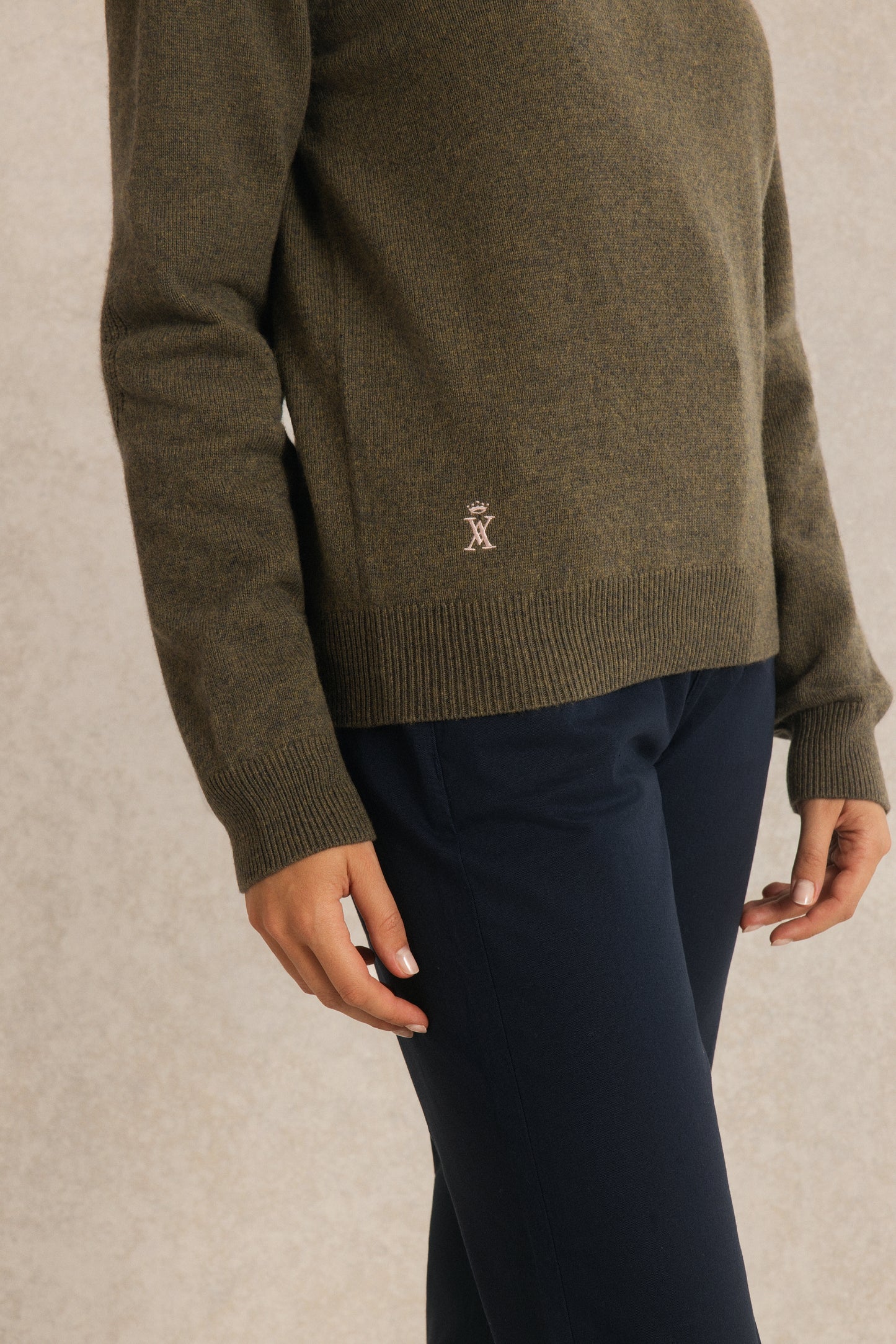 Pull Col rond en Laine Mérinos