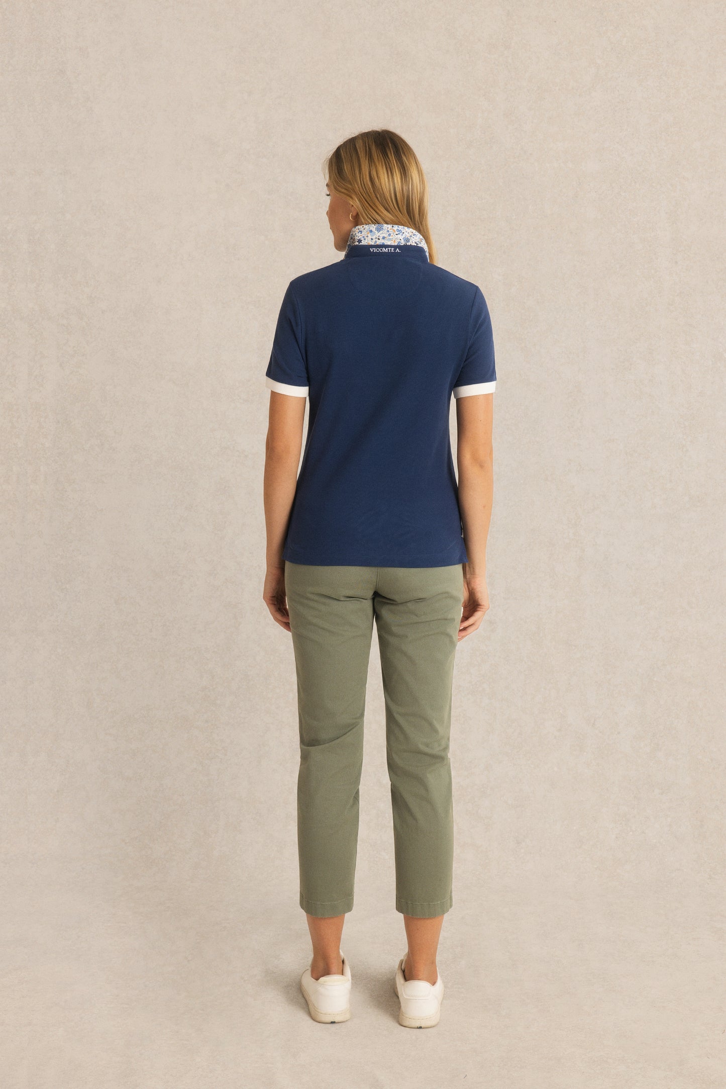 Polo avec détails imprimés