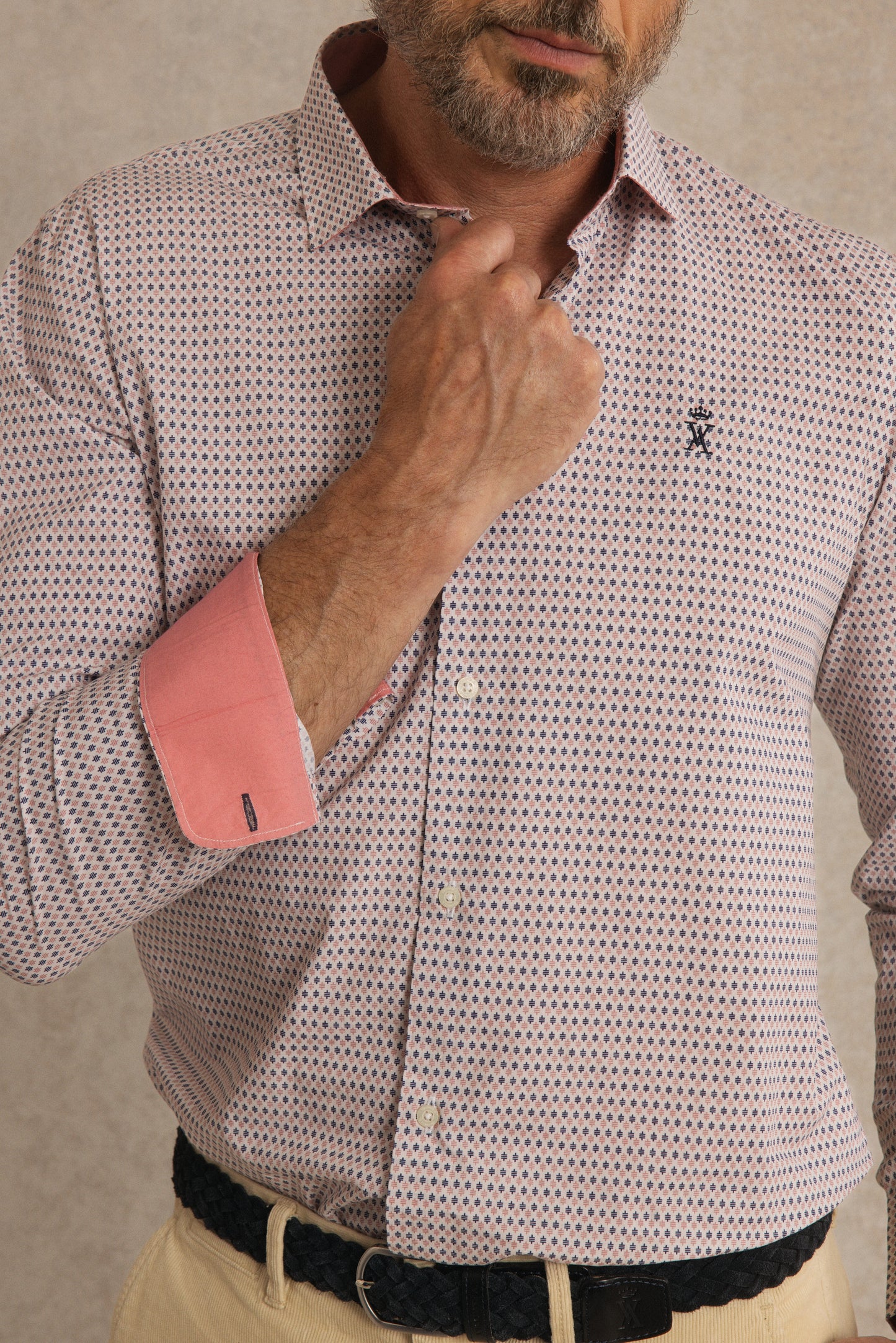 Chemise Regular à Motifs