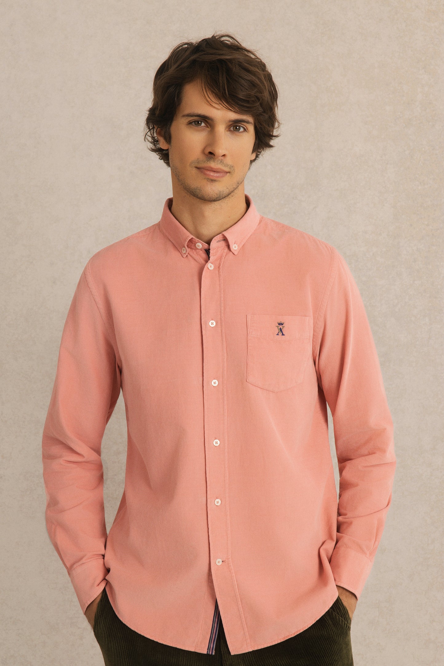 Chemise en Velours Côtelé