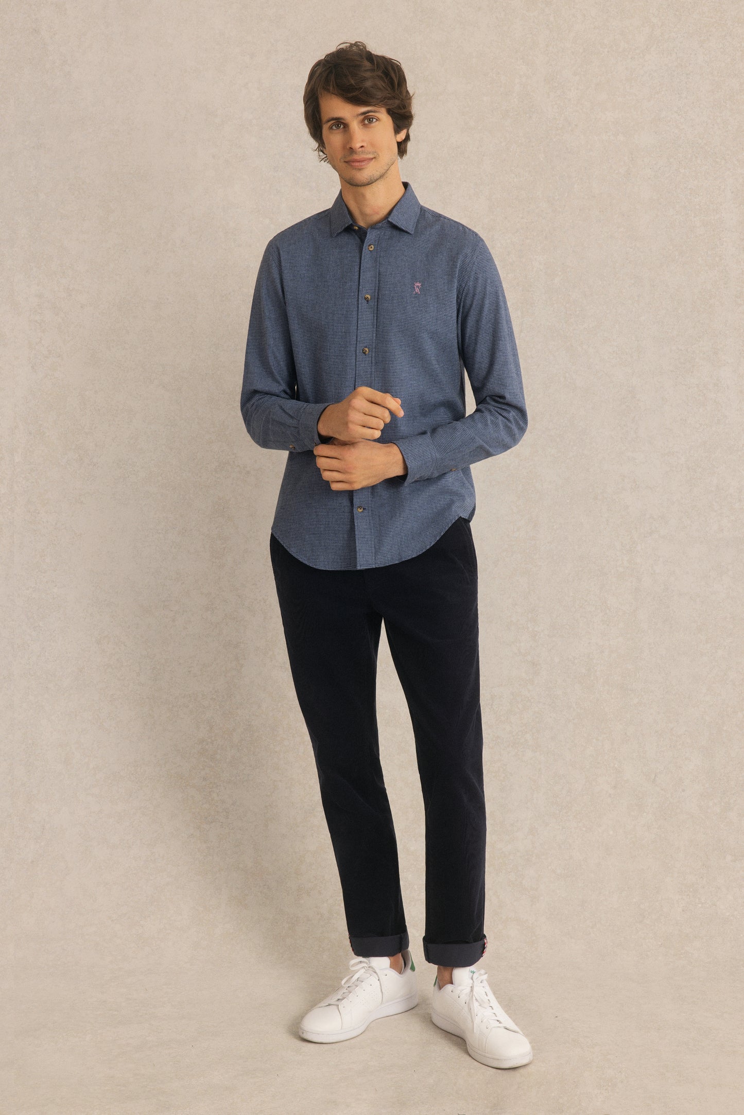 Chemise Regular Pied de poule