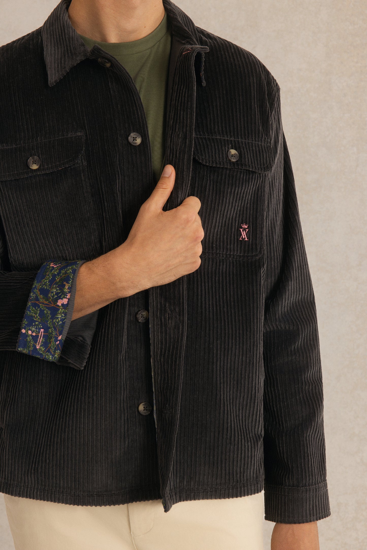 Chemise Comfort en velours cotelé