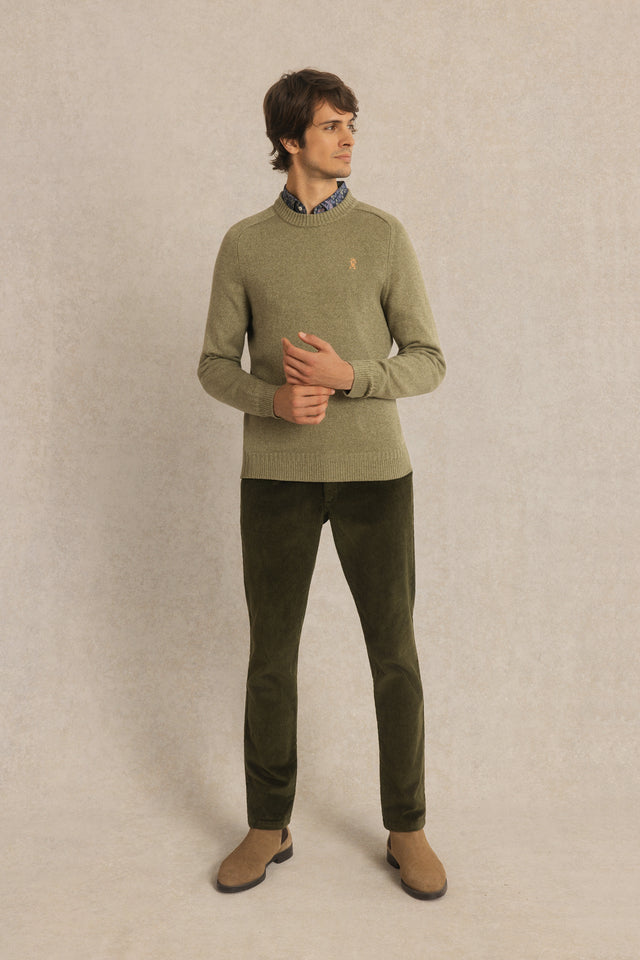 Pull Cold Rond Fil BiColore - Image principale