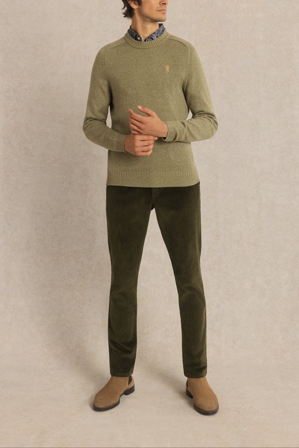 Pull Cold Rond Fil BiColore