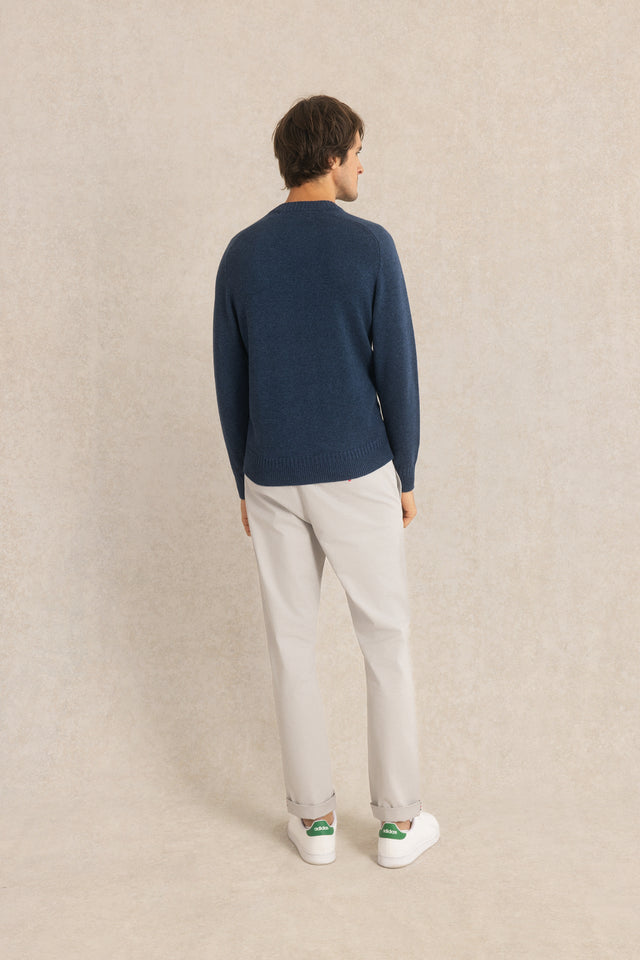 Pull Cold Rond Fil BiColore - Image principale