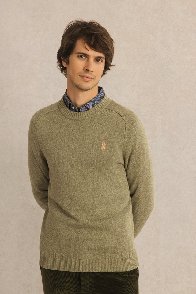 Pull Cold Rond Fil BiColore - Image principale